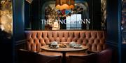 Seating at The Angel Inn in Bowness-on-Windermere, Lake District