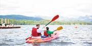 Kayaking at Brockhole on Windermere Visitor Centre in the Lake District