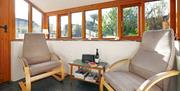 Conservatory at Rose Cottage in Hesket Newmarket, Lake District