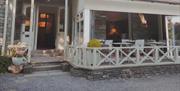 Exterior and entrance at Ambleside Manor Vegetarian Guest House in Ambleside, Lake District