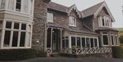 Exterior and entrance at Ambleside Manor Vegetarian Guest House in Ambleside, Lake District