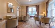 The dining room at The Cumbria Grand Hotel in Grange-over-Sands