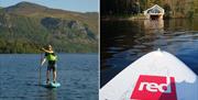 Stand Up Paddleboarding at Derwentwater Marina in Keswick, Lake District