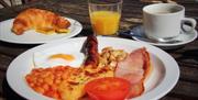 Breakfast at Elterwater Hostel in Elterwater, Lake District