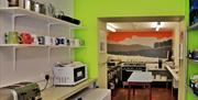 Kitchen at Elterwater Hostel in Elterwater, Lake District