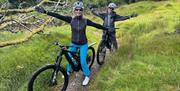 Couple on a guided cycle tour with EMBR Adventures in the Lake District, Cumbria