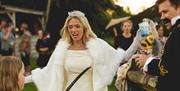 Bride at Gaddalands at Into the Woods near Little Salkeld, Cumbria