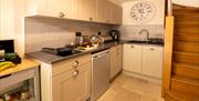 Self catered kitchen at Ellenboro House in Newton-in-Cartmel, Lake District