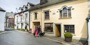 Exterior of Tabitha Twitchit's Bookshop in Hawkshead, Lake District © Lakes Culture / Jill Jennings