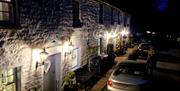 Exterior of The King's Head in Ravenstonedale, Cumbria at night