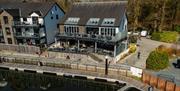 Aerial view of Marina View in Bowness-on-Windermere, Lake District