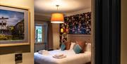 Double bedroom at Pooley Bridge Inn in the Lake District, Cumbria