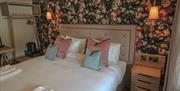 Double bedroom at Pooley Bridge Inn in the Lake District, Cumbria