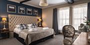 King suite in the Red Dragon Inn in Kirkby Lonsdale, Cumbria