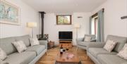 Living space at Rigg Barn at Fornside Farm Cottages in St Johns-in-the-Vale, Lake District © Jo Crompton Photography