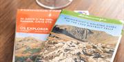 Walking guidebooks at Rigg Barn at Fornside Farm Cottages in St Johns-in-the-Vale, Lake District © Jo Crompton Photography