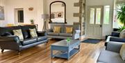 Living room at Howgills House in Sedbergh, Cumbria