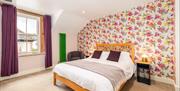 Double bedroom in The Tall House, Keswick in the Lake District, Cumbria
