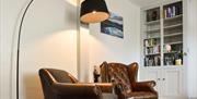 Reading nook in The Tall House, Keswick in the Lake District, Cumbria