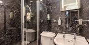 Shower room in The Tall House, Keswick in the Lake District, Cumbria