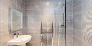 Shower room in The Tall House, Keswick in the Lake District, Cumbria