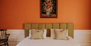 Double bedroom at The Pheasant Lodge near Grange-over-Sands, Cumbria