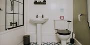 Bathroom at The Pheasant Lodge near Grange-over-Sands, Cumbria