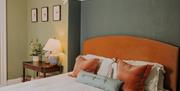 Double bedroom at The Pheasant Lodge near Grange-over-Sands, Cumbria