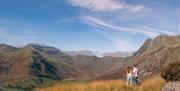 Photo of a couple in a scenic Lake District location with Anna Bailey Photography