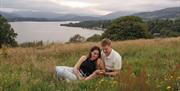 Photo of a couple in a scenic Lake District location with Anna Bailey Photography
