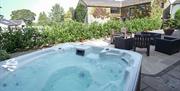 All cottages have their own private hot tub