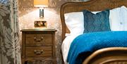 Bedroom decor in a double bedroom at Heather Glen Country House in Ainstable, Cumbria © Al Topping