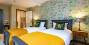Twin bedroom at Heather Glen Country House in Ainstable, Cumbria © Al Topping 2024