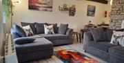 Living Area at The Coach House at Brackenthwaite Farm near Arnside