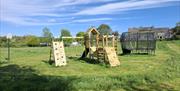 Children's play area at The Coach House at Brackenthwaite Farm near Arnside