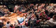 Stage at The Old Laundry Theatre in Bowness-on-Windermere, Lake District