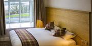 Double bedroom at King Alfred Hotel in Barrow-in-Furness, Cumbria