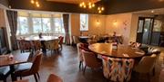 Dining room seating at King Alfred Hotel in Barrow-in-Furness, Cumbria