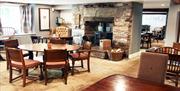 Dining room at The King's Head in Ravenstonedale, Cumbria