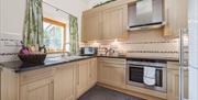 Kitchen at Rose Cottage in Hesket Newmarket, Lake District