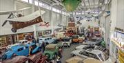 Exhibition Room at Lakeland Motor Museum in Newby Bridge, Lake District