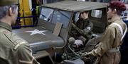 War Vehicles at Lakeland Motor Museum in Newby Bridge, Lake District