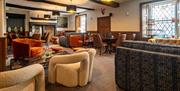 Bar and lounge seating at The Kings Arms, Temple Sowerby
