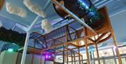 Indoor adventure play park at BeWILDerwood Lake District in Windermere