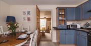 Kitchen and dining area at Wansfell View in Hawkshead, Lake District