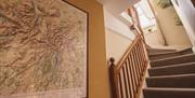 Decor and stairs at Wansfell View in Hawkshead, Lake District