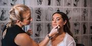 Bride gets ready at The Halston in Carlisle, Cumbria © Beth Faulder Photography