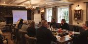 Meeting Taking Place at The Wild Boar Inn in Windermere, Lake District