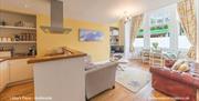 Kitchen and dining space in a cottage available from Fernwood Cottages in the Lake District & Cumbria