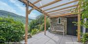 Outdoor living space in a cottage available from Fernwood Cottages in the Lake District & Cumbria